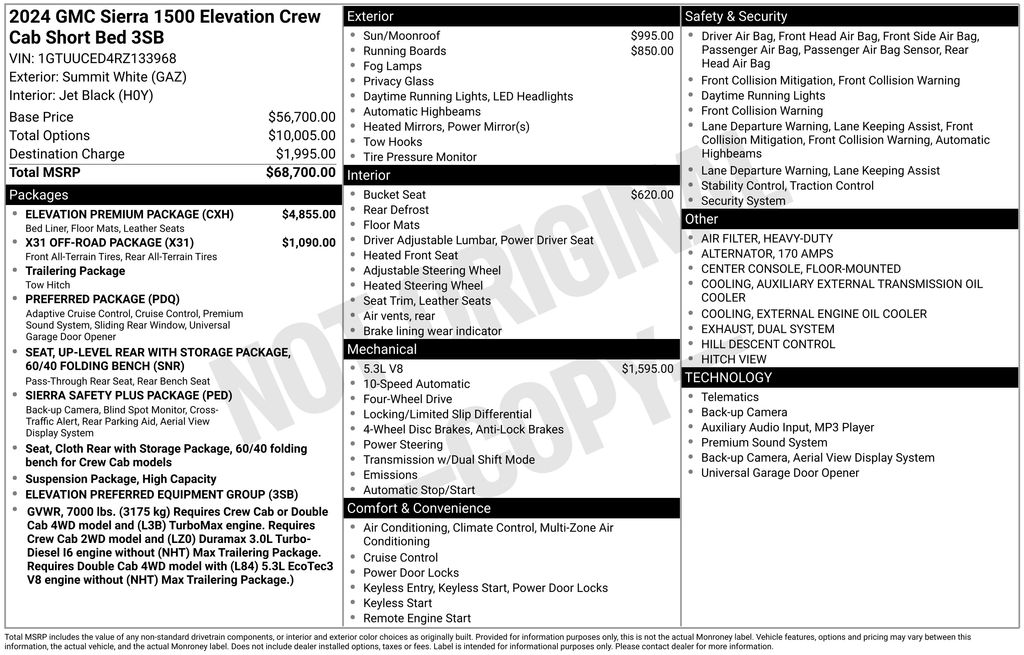 Used 2024 White GMC Elevation image 31