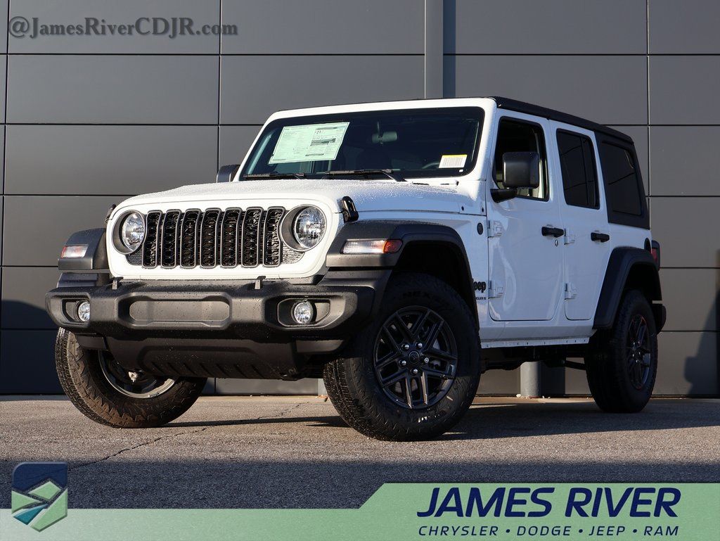 Bright White Clearcoat 2026 Jeep Wrangler SUV / Crossover Four-Wheel Drive 8-Speed Automatic