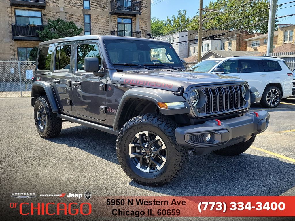 Gray (Granite Crystal Metallic Clearcoat) 2025 Jeep Wrangler SUV / Crossover Four-Wheel Drive 8-Speed Automatic