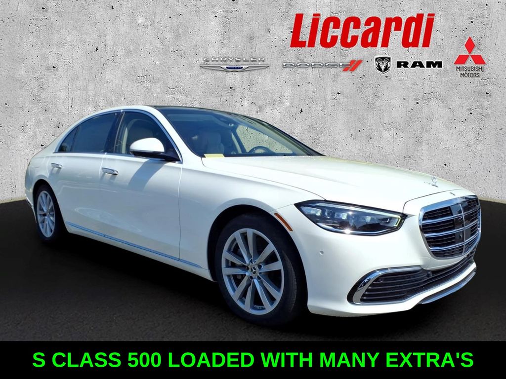 MANUFAKTUR Diamond White 2022 Mercedes-Benz S-Class Sedan All-Wheel Drive 9-Speed Automatic