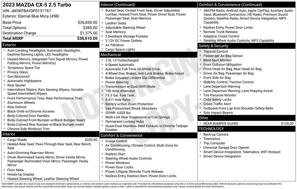2023 Mazda CX-5 TURBO - Photo 41
