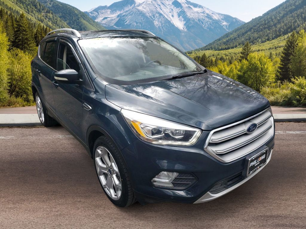 Sea Green 2019 Ford Escape Titanium AWD SUV / Crossover All-Wheel Drive 6-Speed Automatic