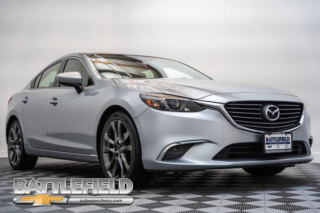 Sonic Silver Metallic 2016 Mazda MAZDA6 Sedan Front-Wheel Drive 6-Speed Automatic