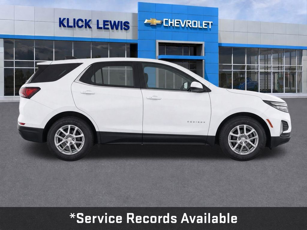 2024 Chevrolet Equinox LT White at Klick Lewis Buick Chevrolet