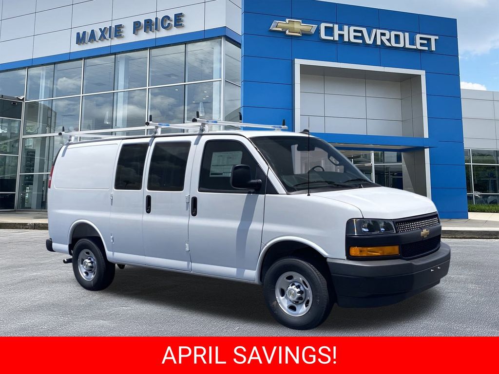 Summit White 2025 Chevrolet Express Cargo 2500 RWD Van Rear-Wheel Drive 8-Speed Automatic Overdrive