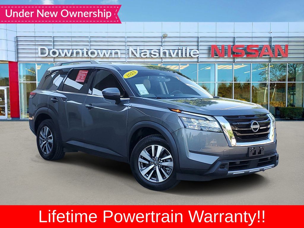 Gray (Gun Metallic) 2023 Nissan Pathfinder SUV / Crossover Front-Wheel Drive 9-Speed Automatic