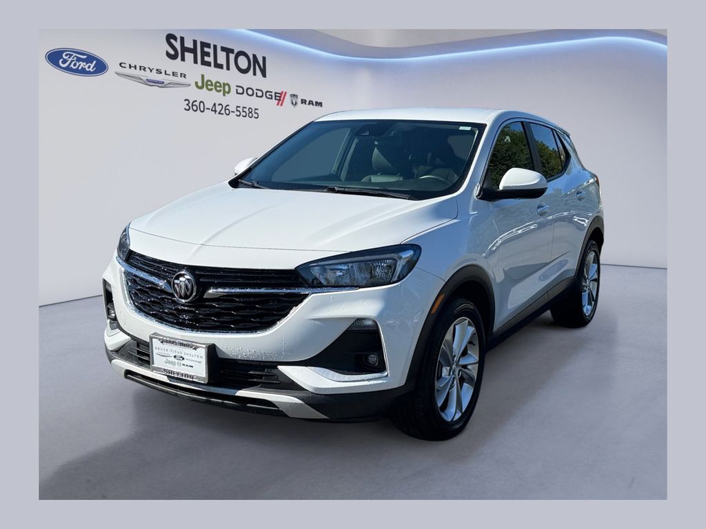 Summit White 2021 Buick Encore GX SUV / Crossover Front-Wheel Drive Continuously Variable Transmission