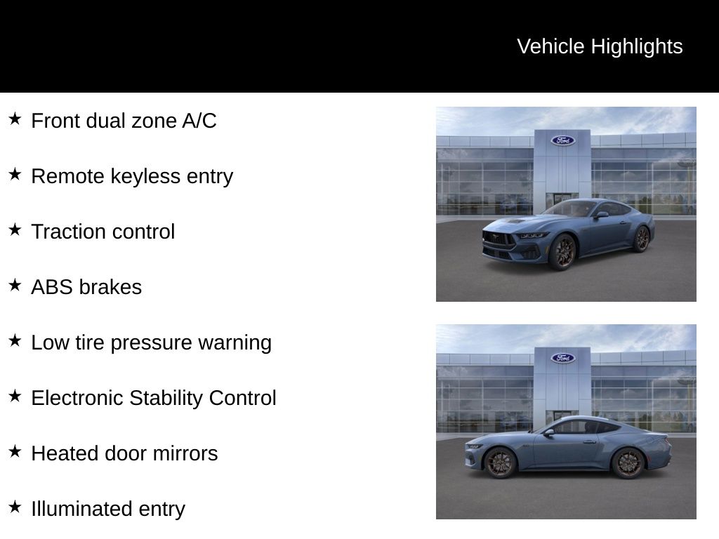 New 2025 Blue Ford GT Premium image 8