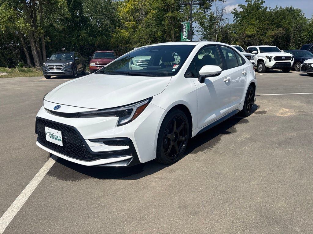 Ice 2024 Toyota Corolla Hybrid Sedan All-Wheel Drive Continuously Variable Transmission