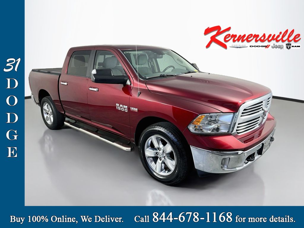 Delmonico Red Pearlcoat 2016 RAM 1500 Pickup Truck Four-Wheel Drive 8-Speed Automatic