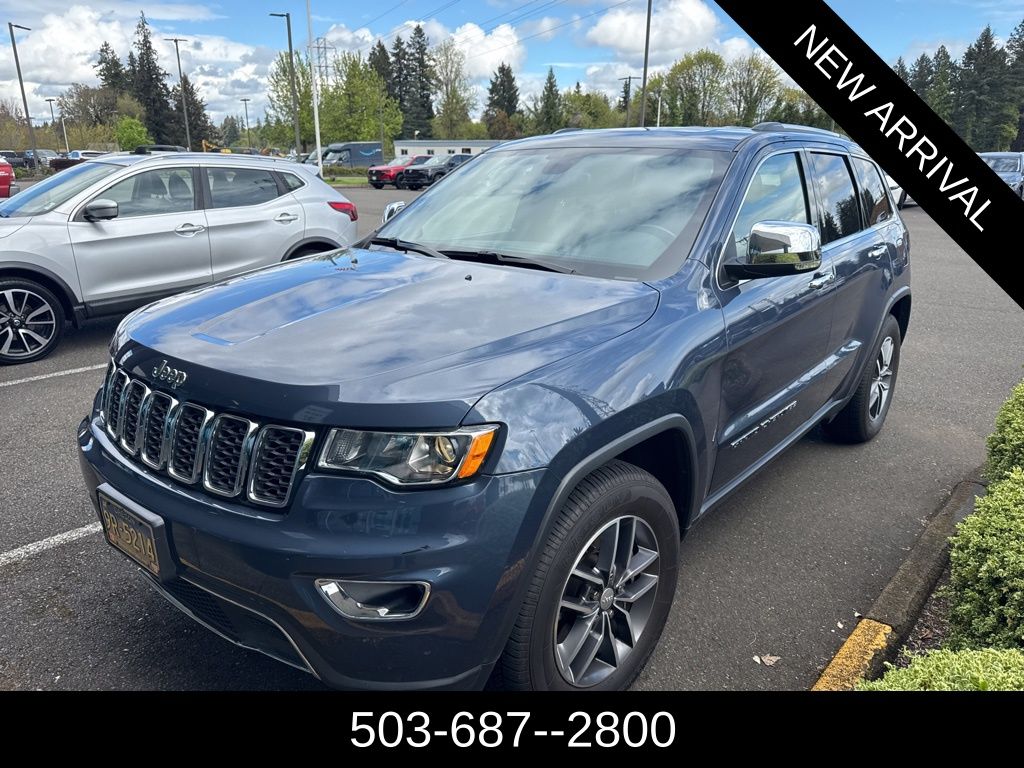 Pacific Blue Clearcoat 2021 Jeep Grand Cherokee Limited 4WD SUV / Crossover Four-Wheel Drive 8-Speed Automatic