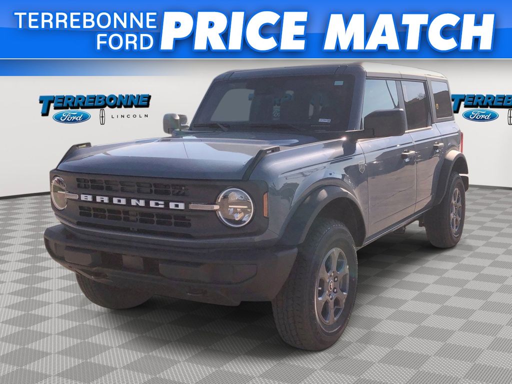 Blue (Azure Gray Metallic Tri-Coat) 2025 Ford Bronco Big Bend 4-Door 4WD SUV / Crossover Four-Wheel Drive Automatic