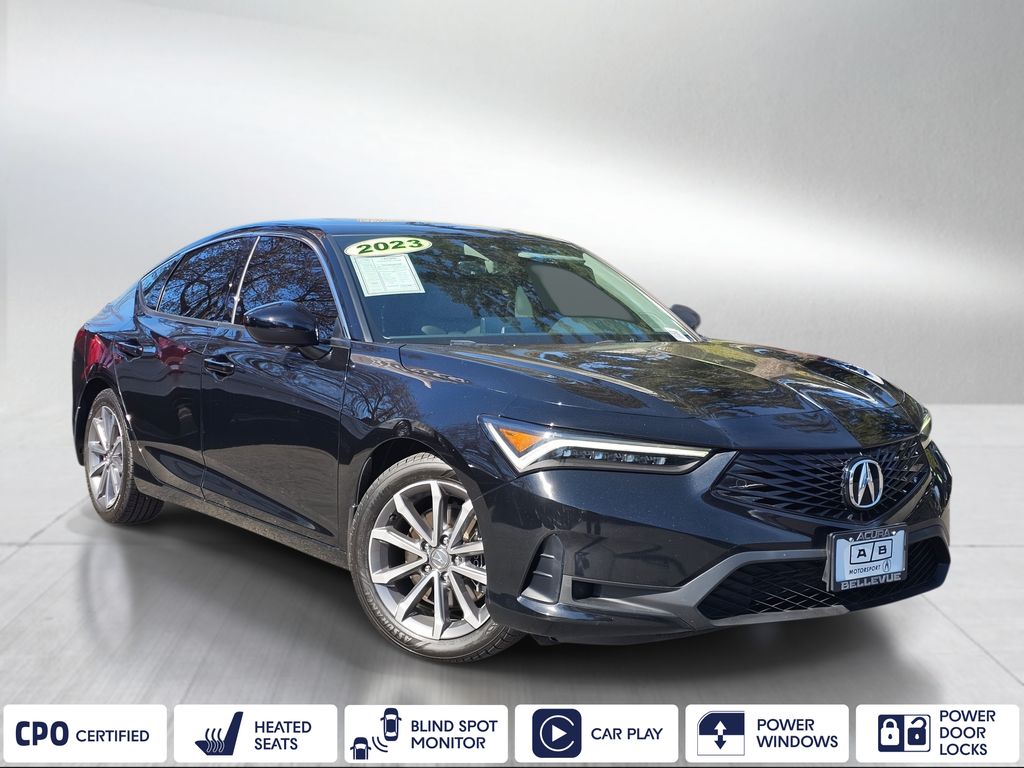 Majestic Black Pearl 2023 Acura Integra FWD Sedan Front-Wheel Drive Continuously Variable Transmission