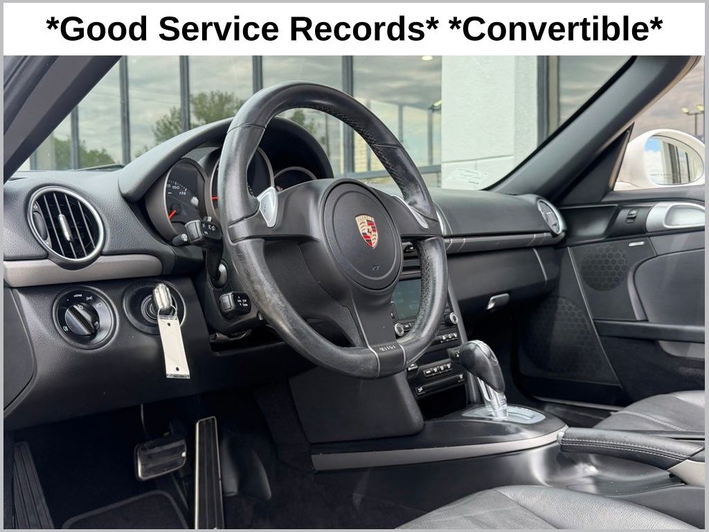White 2011 Porsche Boxster Convertible Rear-Wheel Drive 7-Speed Automatic