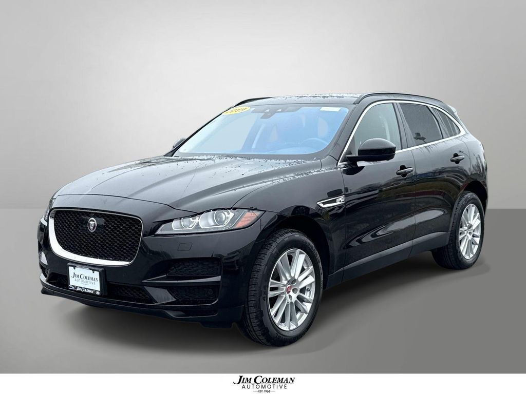 Santorini Black Metallic 2019 Jaguar F-PACE 25t Prestige AWD SUV / Crossover All-Wheel Drive 8-Speed Automatic