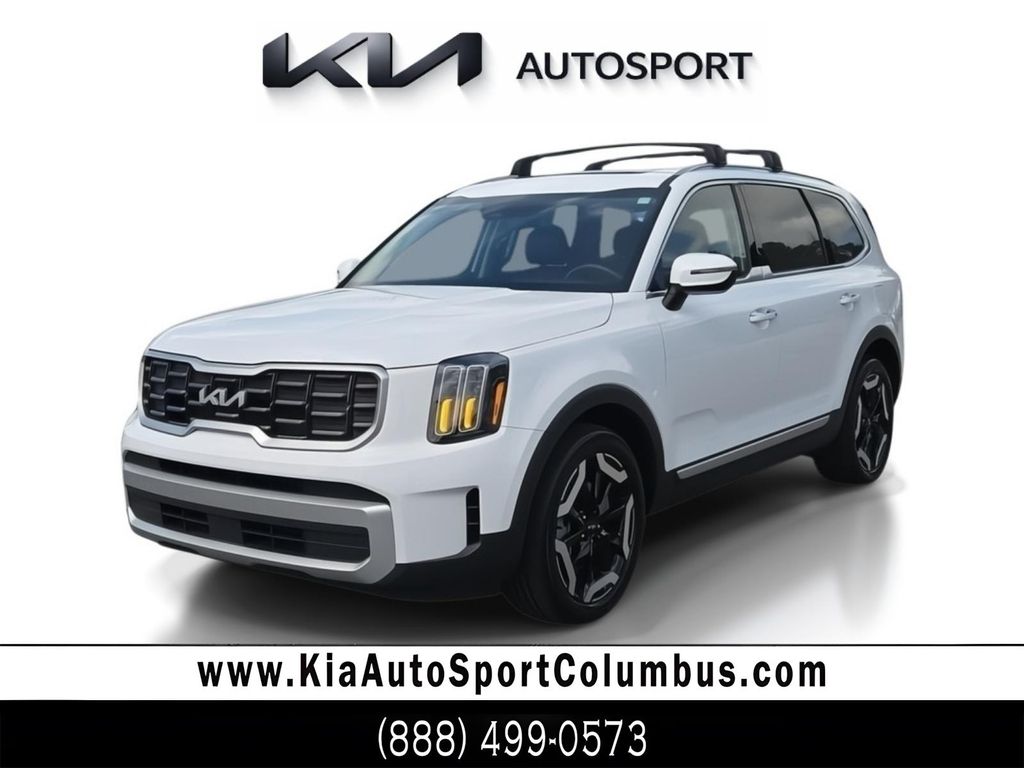 Glacial White Pearl 2024 Kia Telluride S FWD SUV / Crossover Front-Wheel Drive 8-Speed Automatic