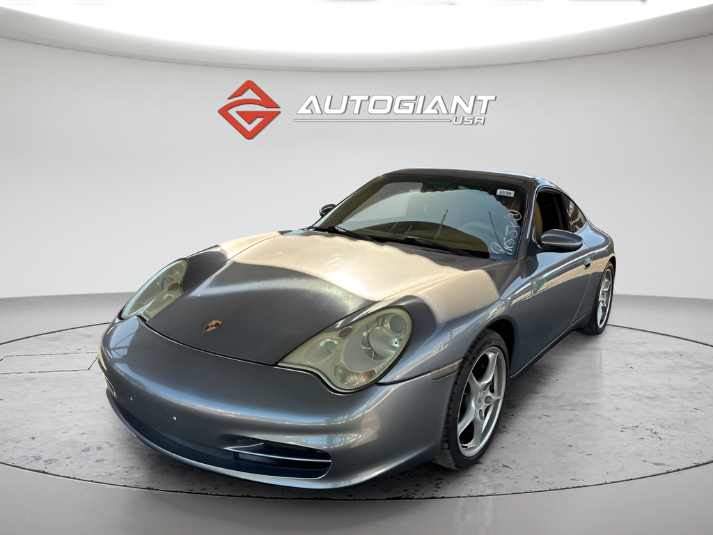 Silver 2004 Porsche 911 Carrera Coupe RWD Coupe Rear-Wheel Drive 6-Speed Manual Overdrive