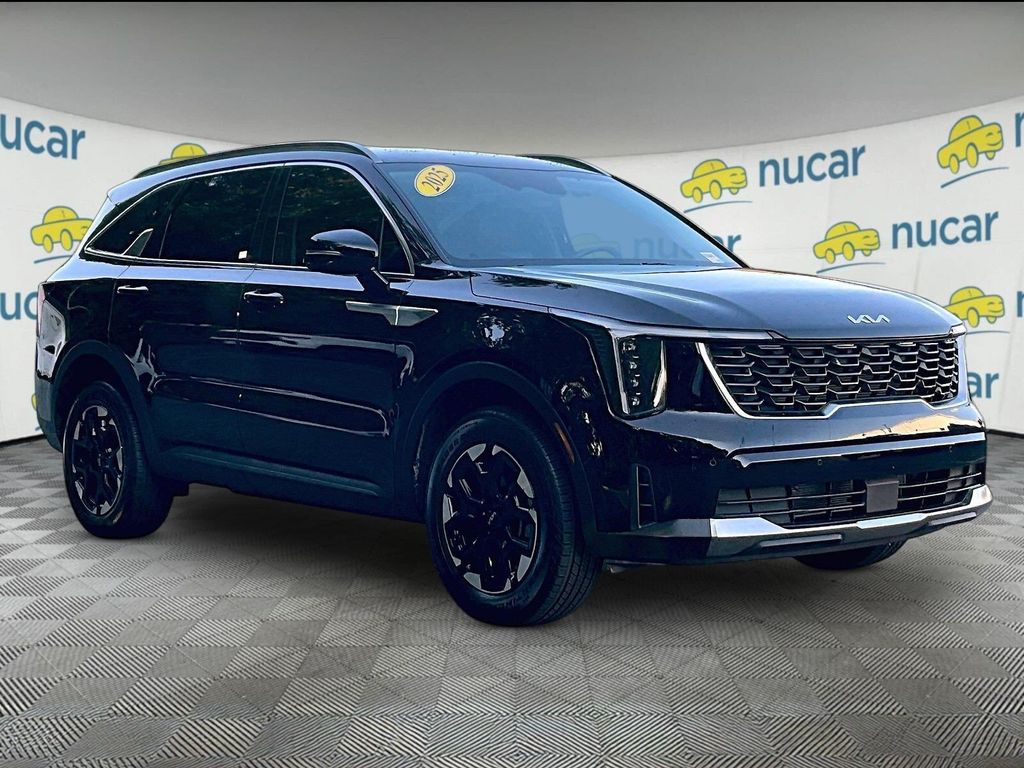 Ebony Black 2025 Kia Sorento SUV / Crossover All-Wheel Drive 8-Speed Automatic