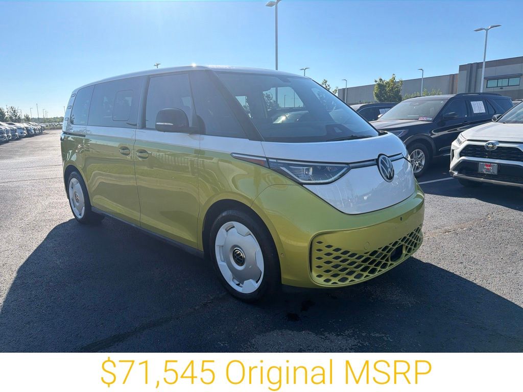 Yellow 2025 Volkswagen ID.Buzz Minivan All-Wheel Drive Automatic