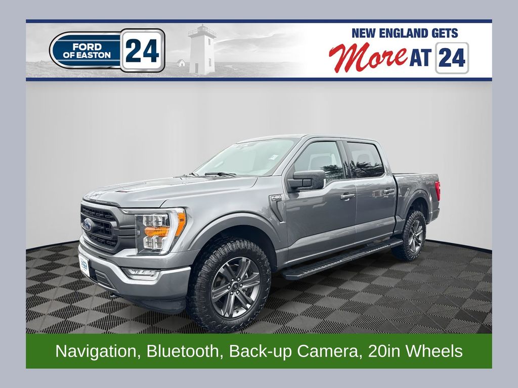 Gray Metallic 2023 Ford F-150 Pickup Truck Four-Wheel Drive Automatic