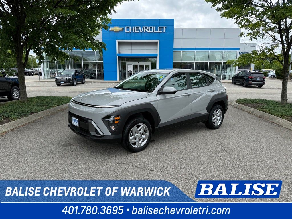 Cyber Gray Metallic 2024 Hyundai Kona SUV / Crossover All-Wheel Drive Continuously Variable Transmission