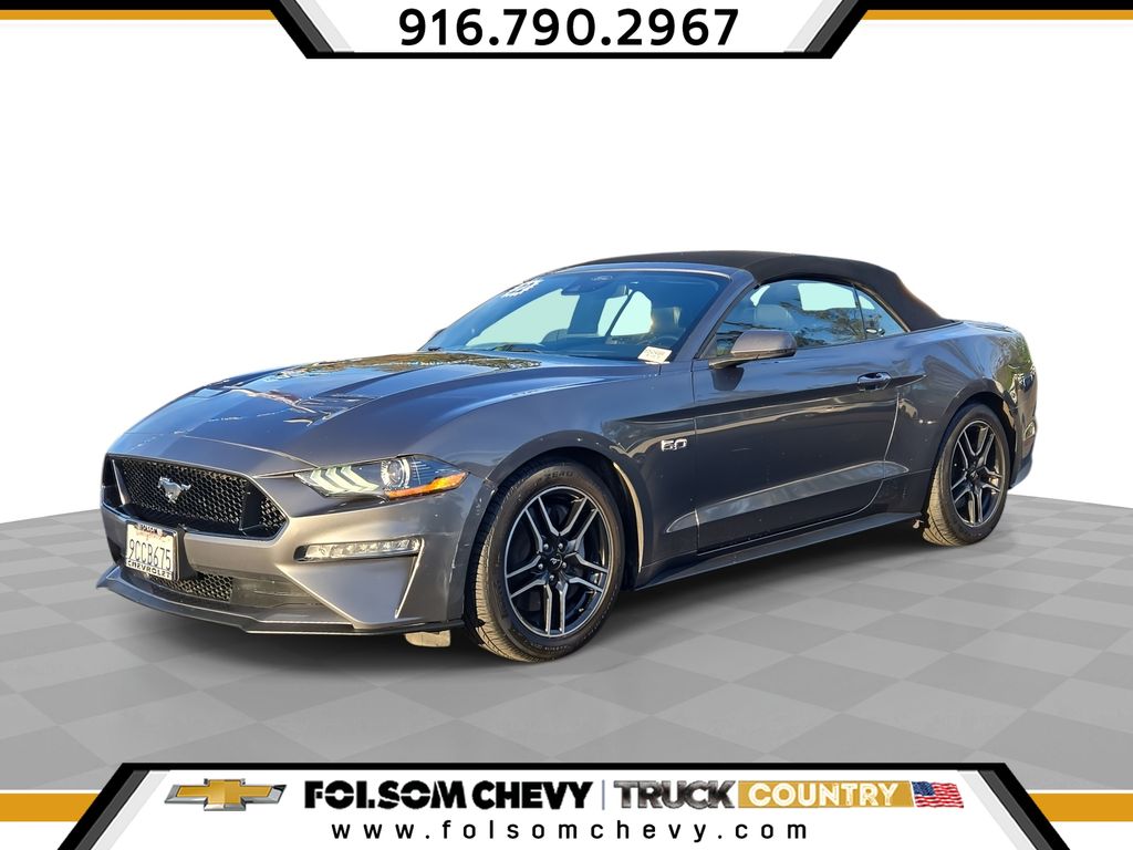 Gray Metallic 2022 Ford Mustang Convertible Rear-Wheel Drive Automatic