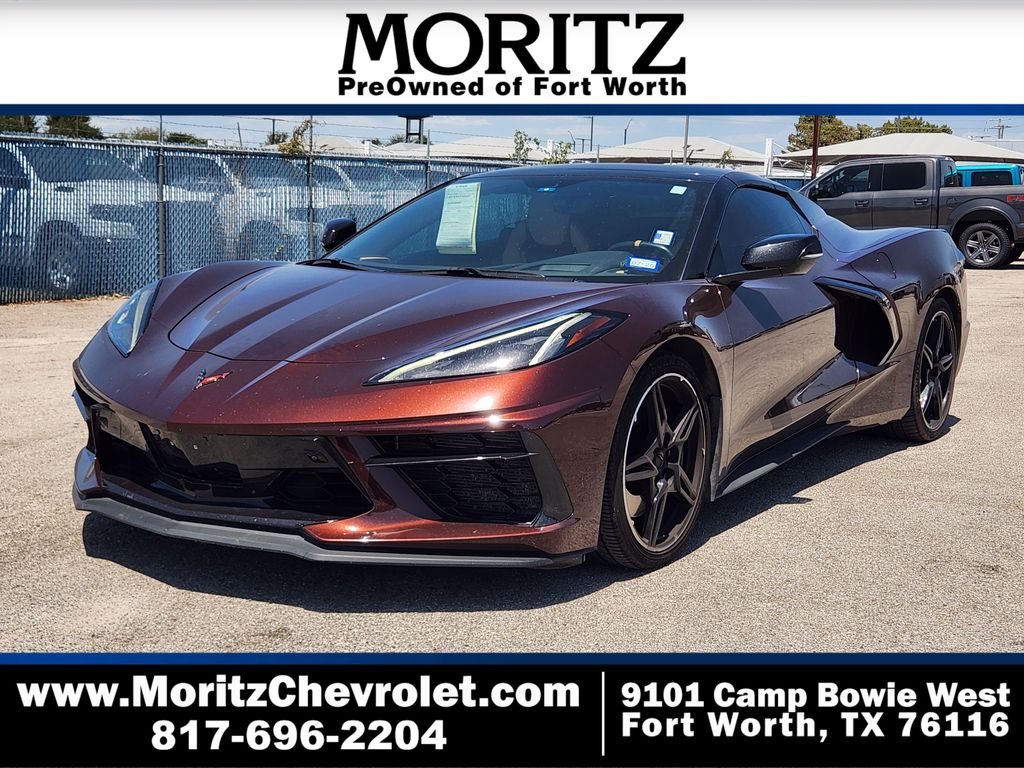 Caffeine Metallic 2023 Chevrolet Corvette Convertible Rear-Wheel Drive 8-Speed Dual Clutch