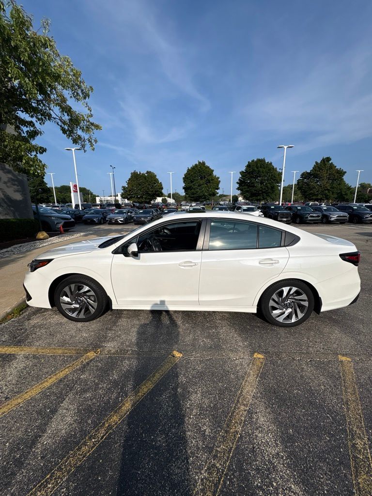 Crystal White Pearl 2024 Subaru Legacy Sedan All-Wheel Drive Continuously Variable Transmission
