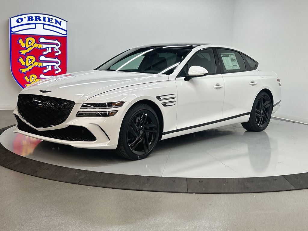 White 2026 Genesis G80 Sedan All-Wheel Drive 8-Speed Automatic