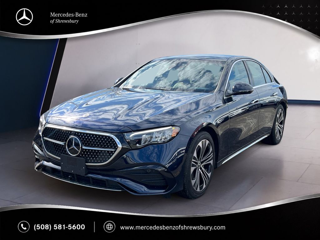 Nautical Blue Metallic 2026 Mercedes-Benz E-Class Sedan All-Wheel Drive 9-Speed Automatic
