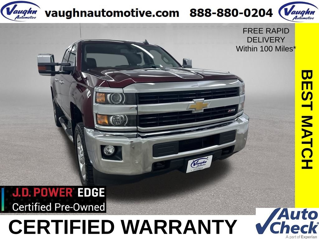 Butte Red Metallic 2017 Chevrolet Silverado 2500HD Pickup Truck Four-Wheel Drive 6-Speed Automatic Overdrive