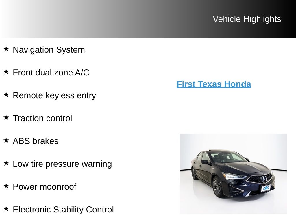 Used Car 2019 Acura Ilx  Technology & A-spec Packages For Sale Under $15,000 In Austin, Texas
