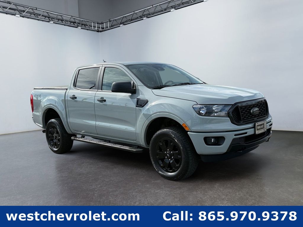Cactus Gray 2023 Ford Ranger XLT SuperCrew 4WD Pickup Truck Four-Wheel Drive Automatic