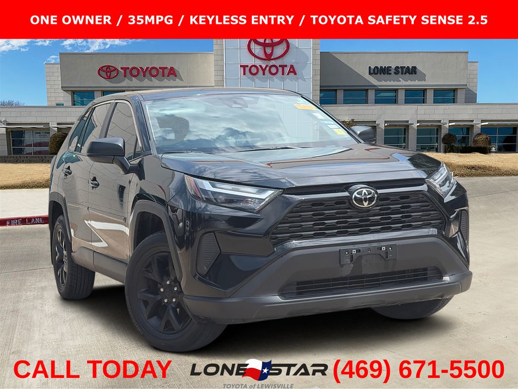 Midnight Black Metallic 2024 Toyota RAV4 LE FWD SUV / Crossover Front-Wheel Drive 8-Speed Automatic