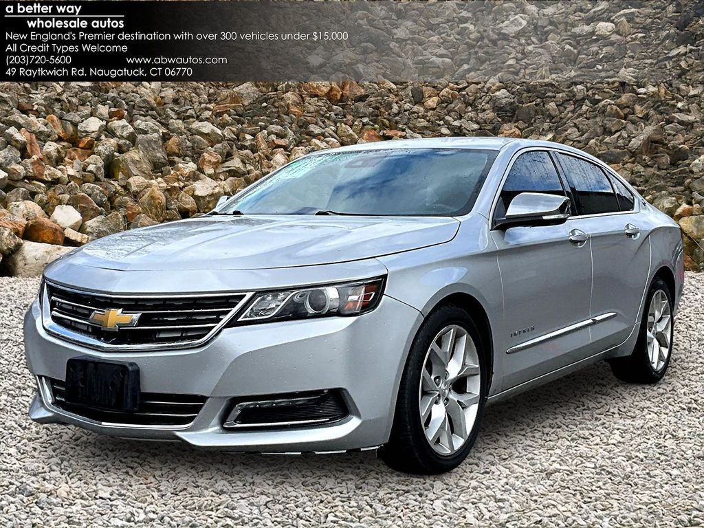 Silver Ice Metallic 2015 Chevrolet Impala LTZ 2LZ FWD Sedan Front-Wheel Drive 6-Speed Automatic Overdrive