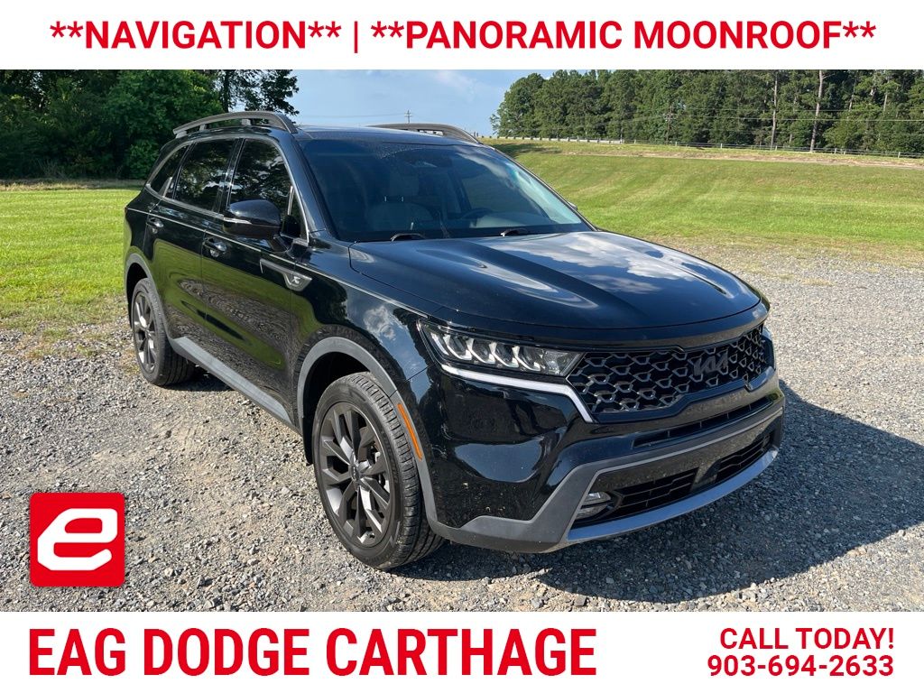 Ebony Black 2022 Kia Sorento SUV / Crossover All-Wheel Drive 8-Speed Dual Clutch