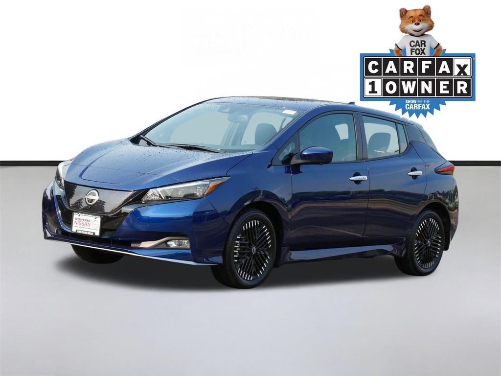 Deep Blue Pearl 2023 Nissan LEAF Hatchback Front-Wheel Drive Automatic