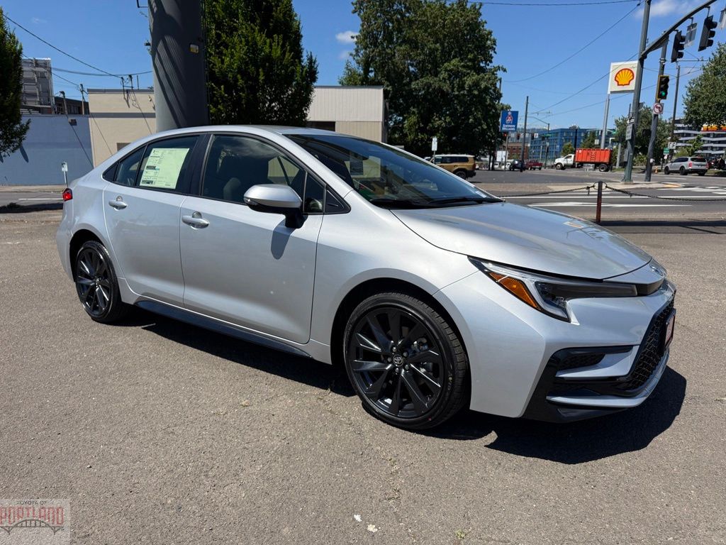 Classic Silver Metallic 2026 Toyota Corolla Sedan Front-Wheel Drive Continuously Variable Transmission