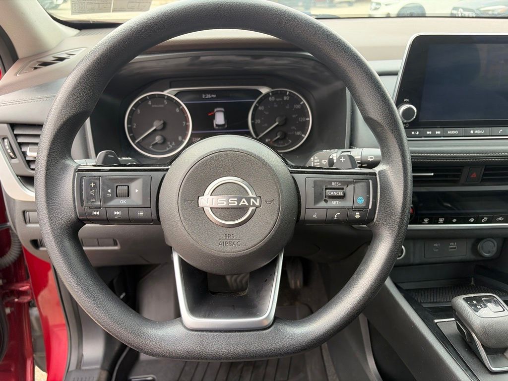 2023 Nissan Rogue SV Red at Bob Ruth Ford
