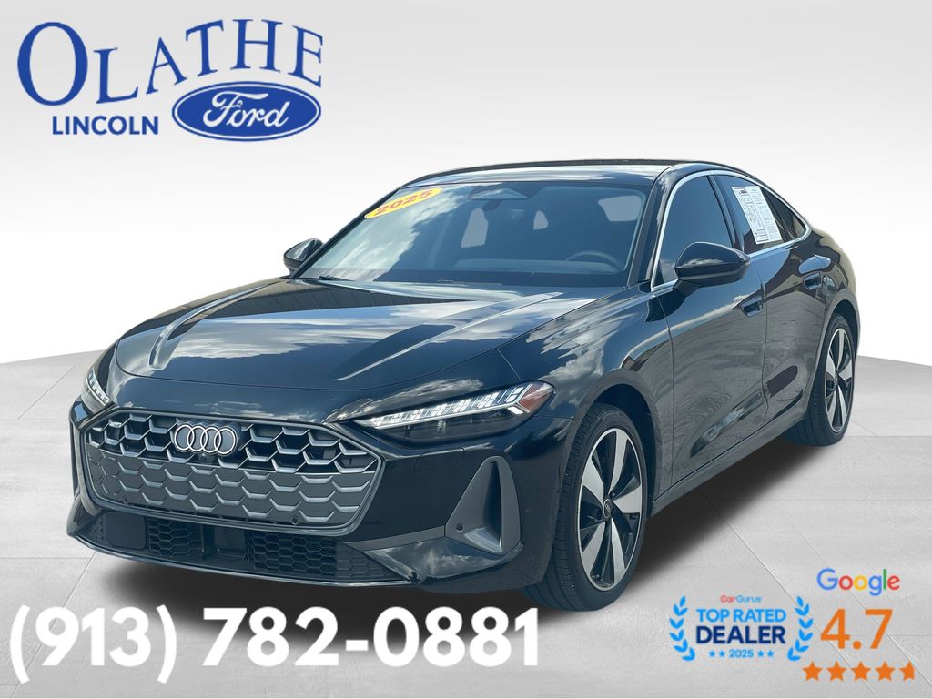 Black 2025 Audi A5 Sedan All-Wheel Drive 7-Speed Automatic
