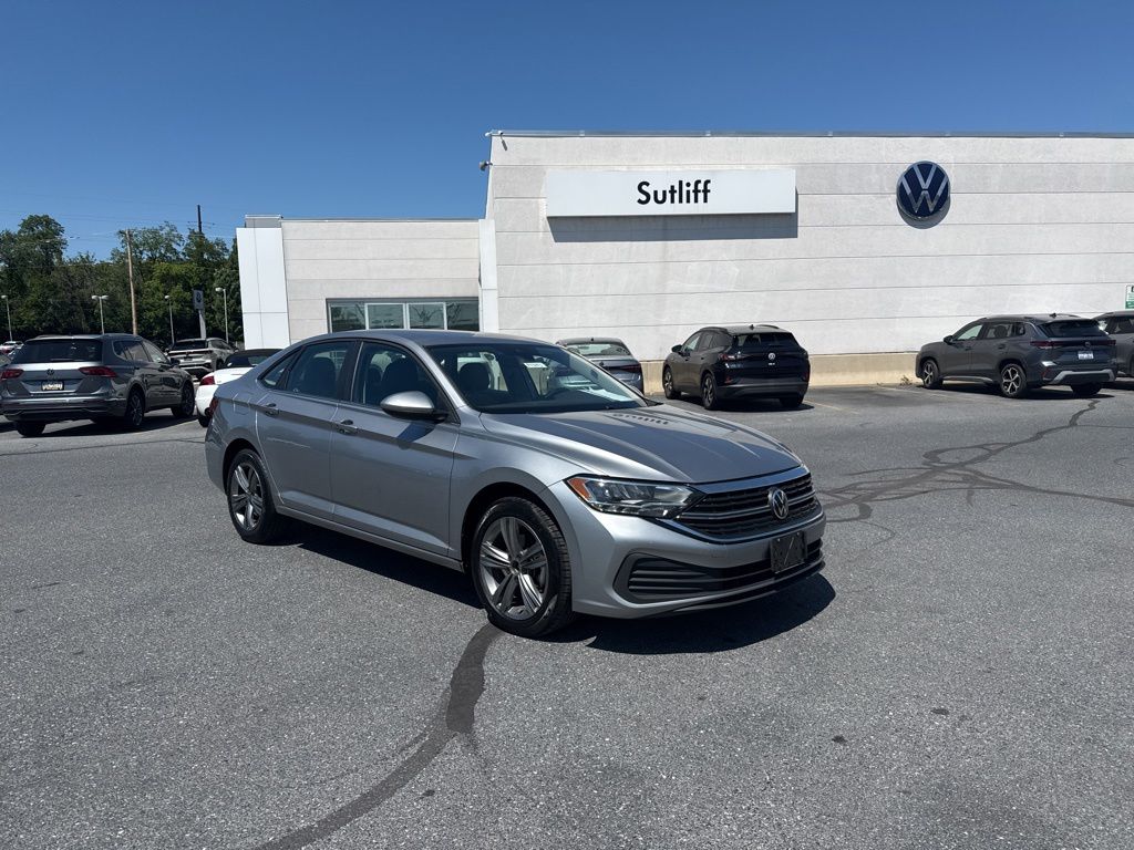 2024 Volkswagen Jetta 1.5T SE Silver at Sutliff Volkswagen