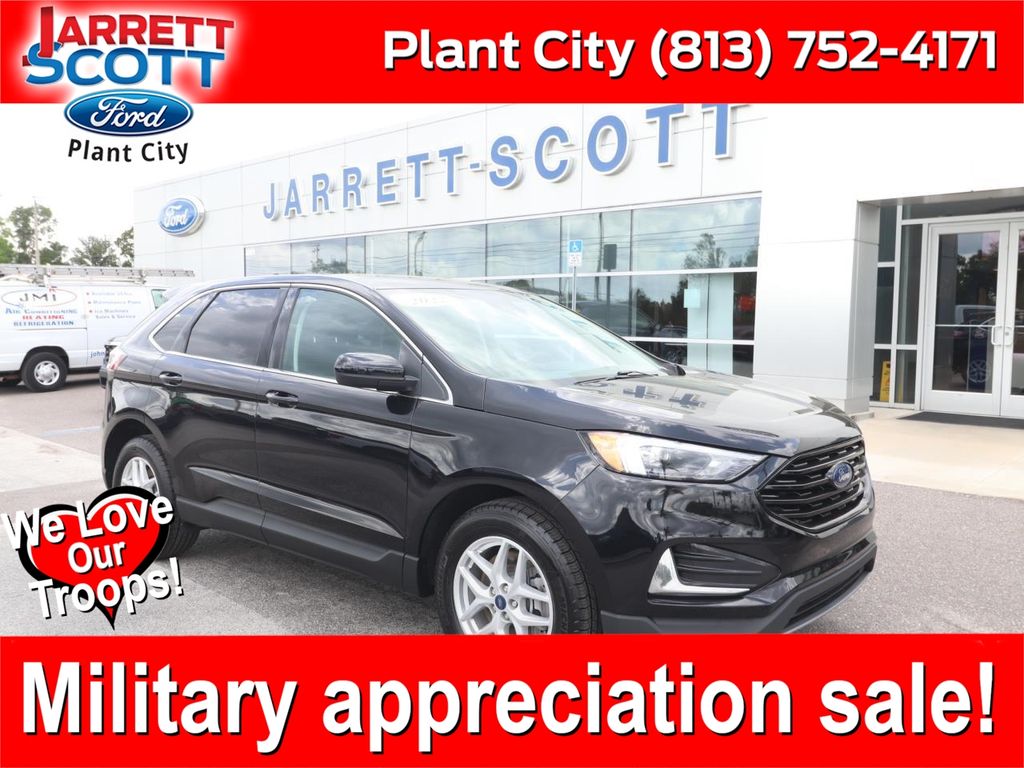Black Metallic 2022 Ford Edge SEL AWD SUV / Crossover All-Wheel Drive 8-Speed Automatic