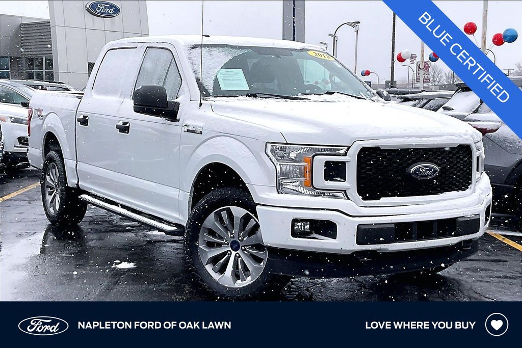 Oxford White 2018 Ford F-150 XL SuperCrew 4WD Pickup Truck Four-Wheel Drive Automatic