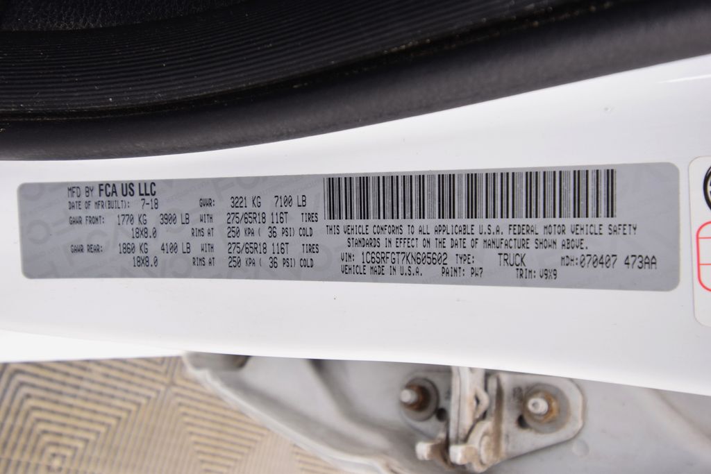 used 2019 Ram 1500 car, priced at $18,000