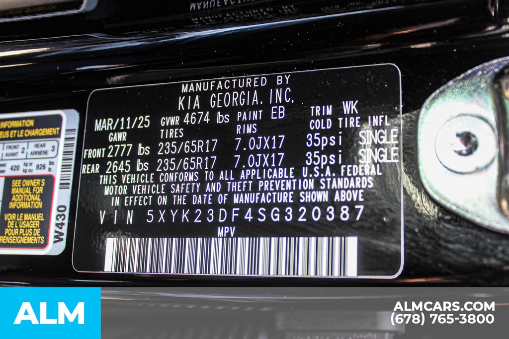 Used 2025 Black Kia LX image 40