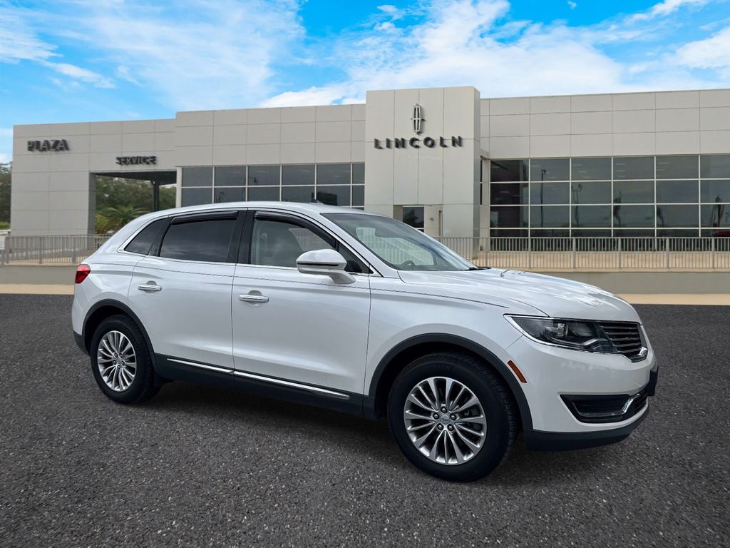 White Platinum Metallic Tri-Coat 2018 Lincoln MKX SUV / Crossover Front-Wheel Drive 6-Speed Automatic