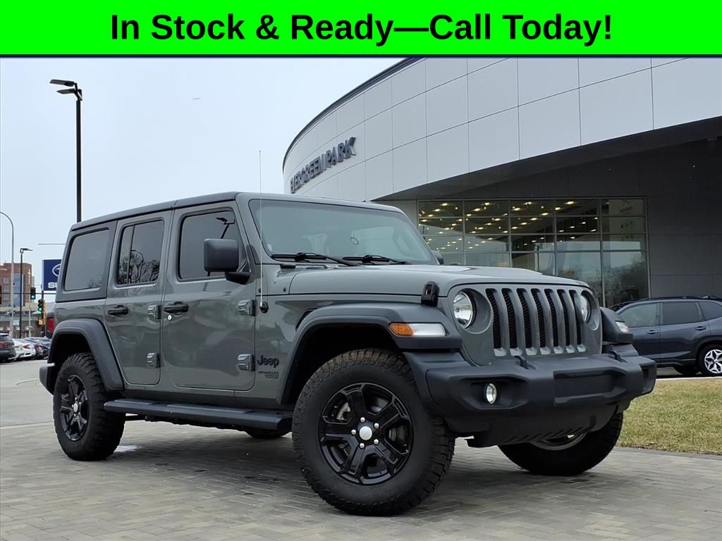Sting-Gray Clearcoat 2021 Jeep Wrangler Unlimited Sport S 4WD SUV / Crossover Four-Wheel Drive 6-Speed Manual