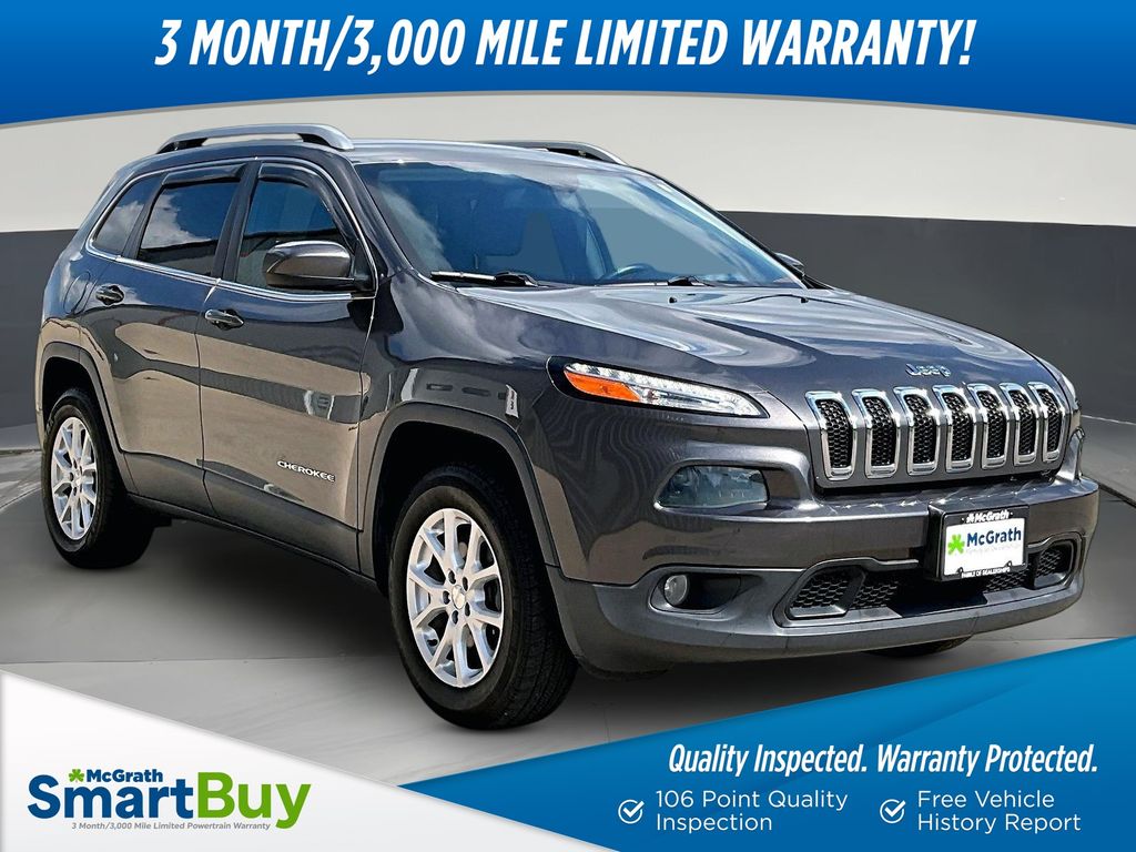 Gray (Granite Crystal Metallic Clearcoat) 2017 Jeep Cherokee SUV / Crossover Four-Wheel Drive 9-Speed Automatic