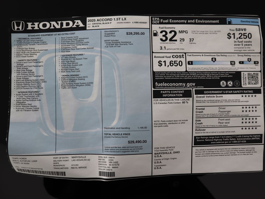 Thumbnail: 2025 Honda Accord - 9