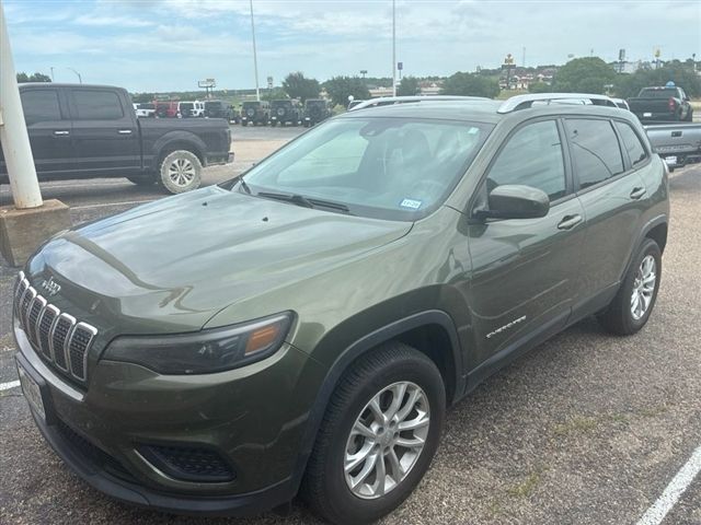 Olive Green 2021 Jeep Cherokee SUV / Crossover Four-Wheel Drive 9-Speed Automatic